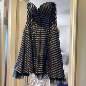 Rocker/grunge dress with zippers